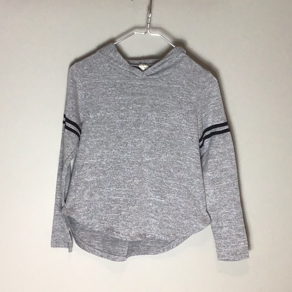 Atticute > Gray Hooded Sweatshirt Small